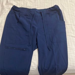 Heart Soul Navy Scrub Set size small